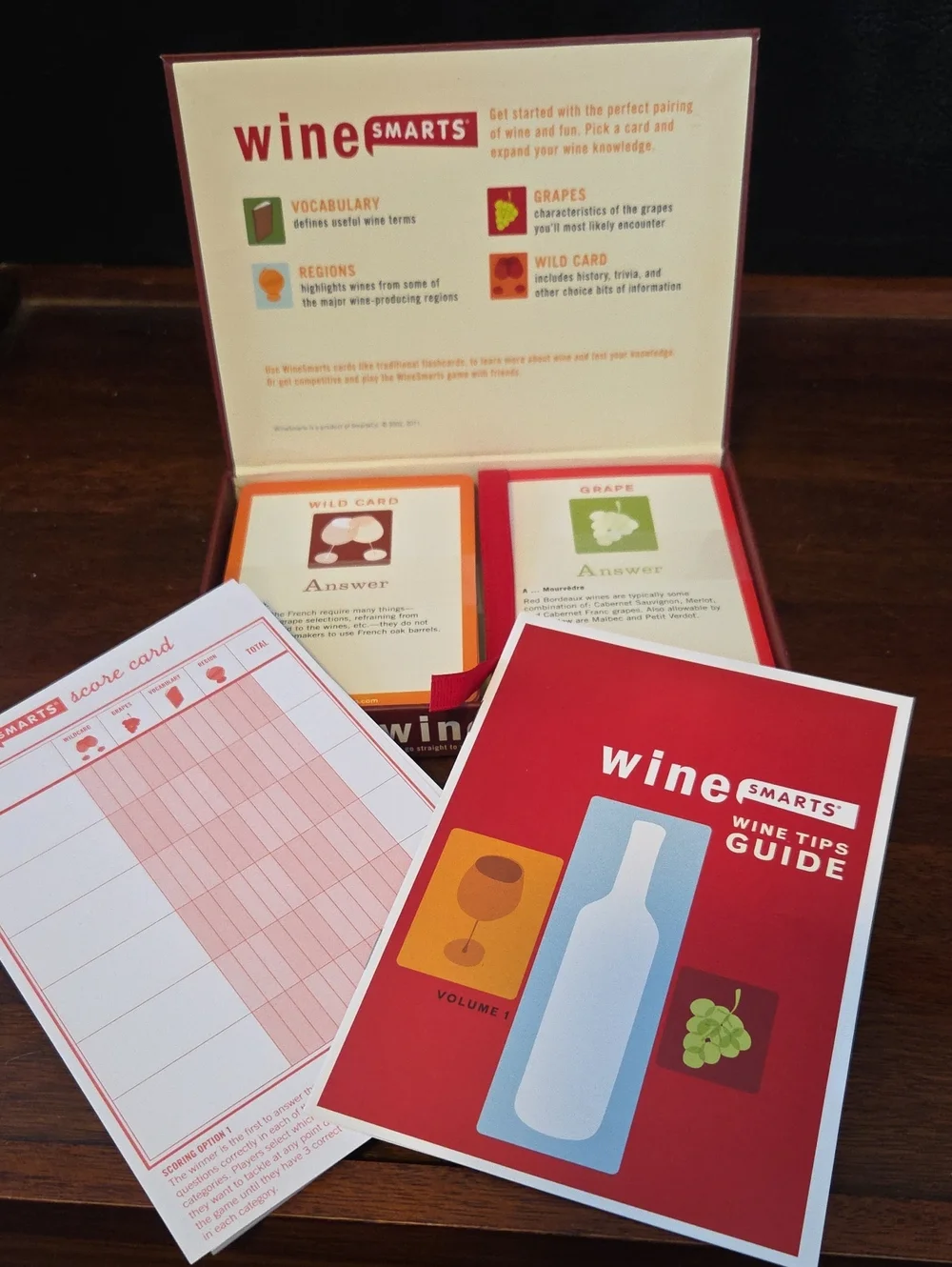 WINE SMARTS by SmartsCo. Card Game